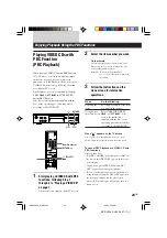 Предварительный просмотр 23 страницы Sony MCE-F808K Operating Instructions Manual