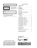 Предварительный просмотр 2 страницы Sony MCE-F88K Service Manual