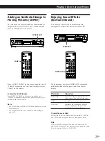 Preview for 23 page of Sony MCE-K850 Operating Instructions Manual