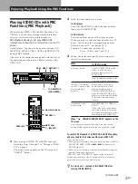 Preview for 27 page of Sony MCE-K850 Operating Instructions Manual