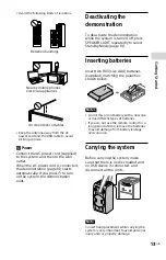 Preview for 13 page of Sony MCH-V11 Operating Instructions Manual