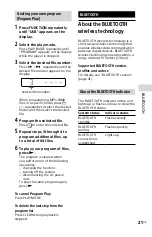 Preview for 21 page of Sony MCH-V11 Operating Instructions Manual