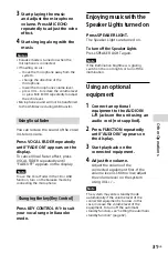 Preview for 31 page of Sony MCH-V11 Operating Instructions Manual