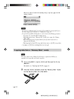 Предварительный просмотр 12 страницы Sony MCS-1 Operating Instructions Manual