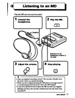 Preview for 9 page of Sony MD Walkamn MZ-R2 Operating Instructions Manual