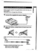 Preview for 11 page of Sony MD Walkamn MZ-R2 Operating Instructions Manual