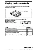 Preview for 39 page of Sony MD Walkamn MZ-R2 Operating Instructions Manual