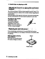 Preview for 42 page of Sony MD Walkamn MZ-R2 Operating Instructions Manual