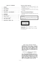 Preview for 2 page of Sony MD Walkman MZ-E25 Service Manual