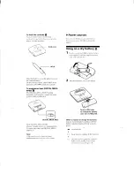 Preview for 6 page of Sony MD Walkman MZ-E35 Operating Instructions Manual