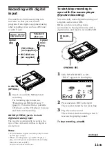 Предварительный просмотр 11 страницы Sony MD Walkman MZ-R50 Operating Instructions Manual