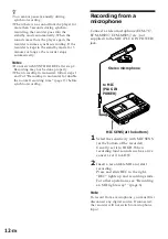 Предварительный просмотр 12 страницы Sony MD Walkman MZ-R50 Operating Instructions Manual