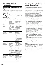 Preview for 52 page of Sony MD Walkman MZ-R55 Operating Instructions Manual