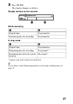 Предварительный просмотр 27 страницы Sony MD Walkman MZ-R70 Operating Instructions Manual