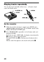 Предварительный просмотр 30 страницы Sony MD Walkman MZ-R70 Operating Instructions Manual