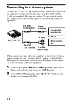 Предварительный просмотр 38 страницы Sony MD Walkman MZ-R70 Operating Instructions Manual