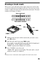 Предварительный просмотр 45 страницы Sony MD Walkman MZ-R70 Operating Instructions Manual