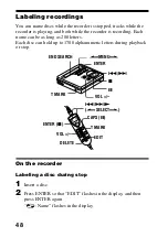 Предварительный просмотр 48 страницы Sony MD Walkman MZ-R70 Operating Instructions Manual