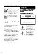 Предварительный просмотр 2 страницы Sony MDDISCAM DCM-M1 Operating Instructions Manual