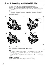 Предварительный просмотр 16 страницы Sony MDDISCAM DCM-M1 Operating Instructions Manual