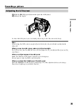 Предварительный просмотр 25 страницы Sony MDDISCAM DCM-M1 Operating Instructions Manual