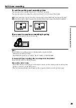 Предварительный просмотр 39 страницы Sony MDDISCAM DCM-M1 Operating Instructions Manual