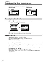 Предварительный просмотр 58 страницы Sony MDDISCAM DCM-M1 Operating Instructions Manual