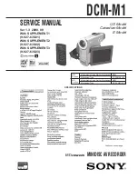 Sony MDDISCAM DCM-M1 Service Manual preview