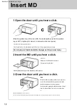 Preview for 12 page of Sony MDLP Operating Instructions Manual