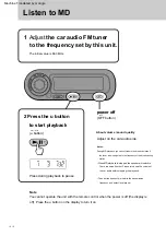 Preview for 16 page of Sony MDLP Operating Instructions Manual