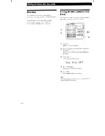 Preview for 50 page of Sony MDM-X4 Operating Instructions Manual