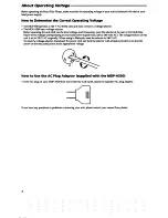 Preview for 4 page of Sony MDP-500 - Cd Cdv Ld Player Operating Instructions Manual