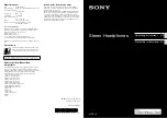 Preview for 1 page of Sony MDR-1R Operating Instructions