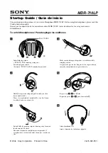 Sony MDR-710LP Startup Manual preview