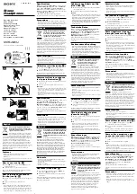 Предварительный просмотр 1 страницы Sony MDR AS20J Operating Instructions