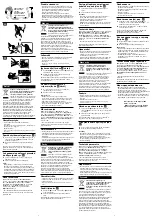 Предварительный просмотр 2 страницы Sony MDR AS20J Operating Instructions