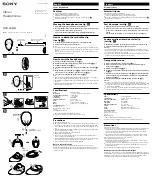 Sony MDR-AS35W Operating Instructions preview