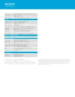 Предварительный просмотр 2 страницы Sony MDR-AS700BT Brochure & Specs