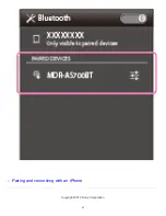 Preview for 47 page of Sony MDR-AS700BT Help Manual