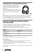 Preview for 12 page of Sony MDR DS3000 Operating Instructions Manual