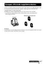 Preview for 47 page of Sony MDR DS3000 Operating Instructions Manual