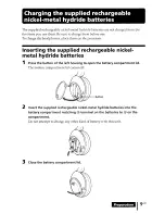 Предварительный просмотр 9 страницы Sony MDR-DS3000 Operating Instructions Manual