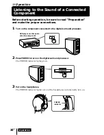 Preview for 20 page of Sony MDR DS5000 Operating Instructions Manual