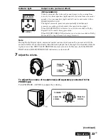 Preview for 23 page of Sony MDR DS5000 Operating Instructions Manual