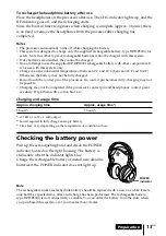 Preview for 13 page of Sony MDR-DS6000 Operating Instructions Manual