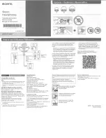 Sony MDR-EX14AP Operating Instructions preview