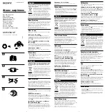 Sony MDR-EX51LP Operating Instructions preview