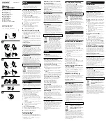 Preview for 3 page of Sony MDR-EX52LP Operating Instructions Manual