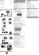 Preview for 1 page of Sony MDR-EX600 Operating Instructions