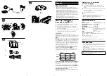 Предварительный просмотр 2 страницы Sony MDR-EX700LP Operating Instructions